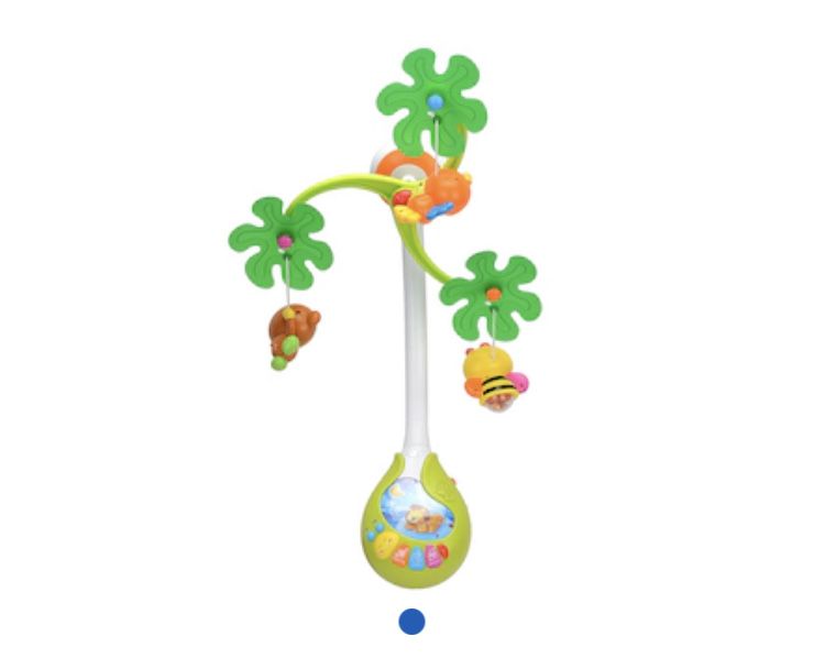 Играчка M-Toys за детско легло, Въртяща, Пееща, Светеща