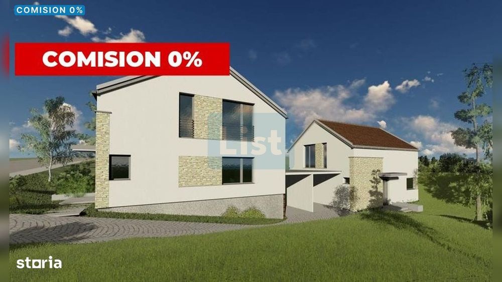 Case cu garaj, posibilitate finisare, zona Planoare