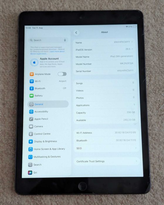 Tableta ideala copii iPad9 , Pret 370 RONi RONi