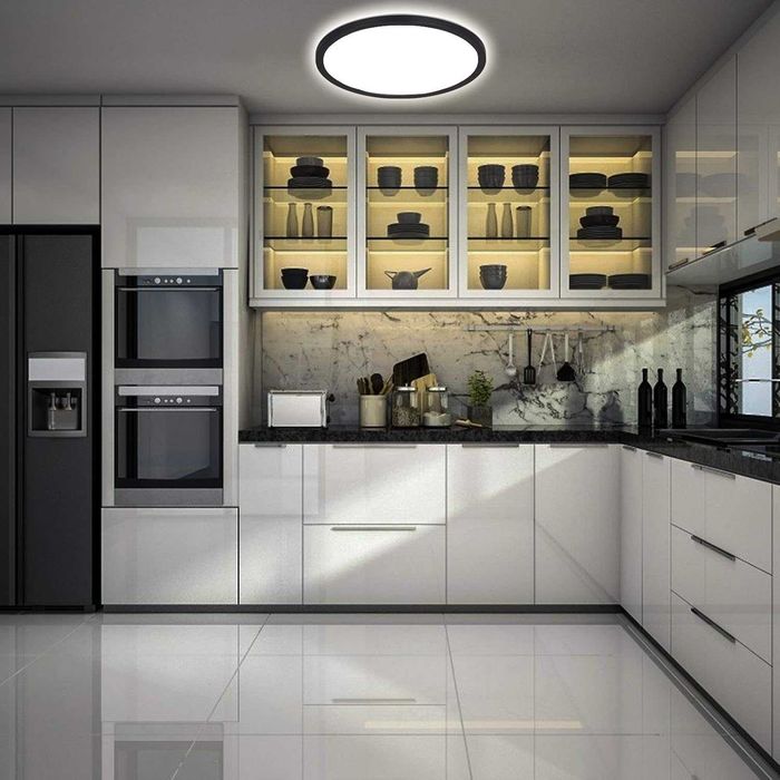 LED плафон за таван 18W Artbrite IP44 Ø29.5см лампа