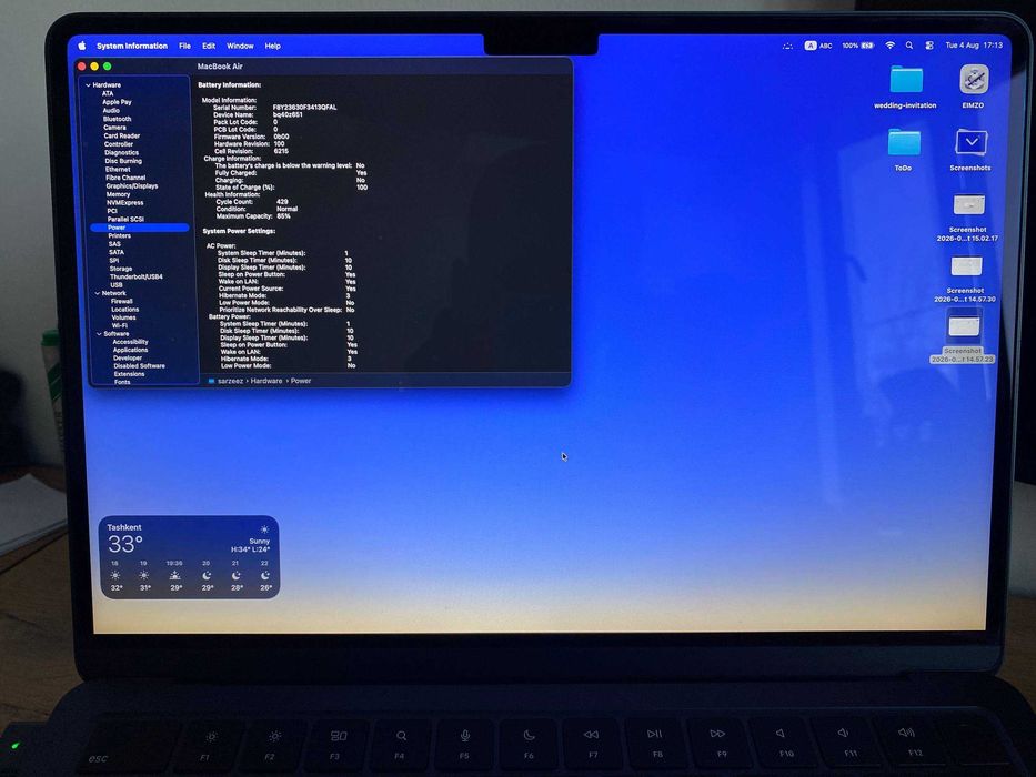 Macbook Air M2 (8/256) midnight