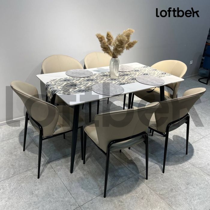 Loft oshxona komplekti, oshxona uchun stol stul Кухонный комплект ЛОФТ