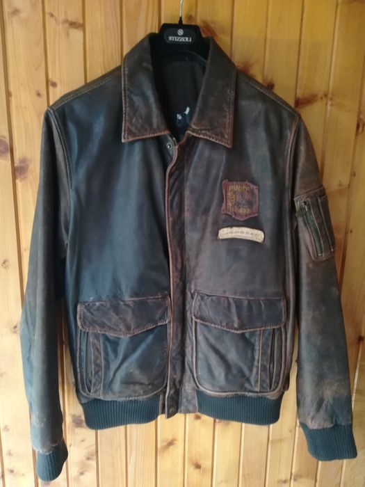 Geaca piele Mustang Aviator L bărbați