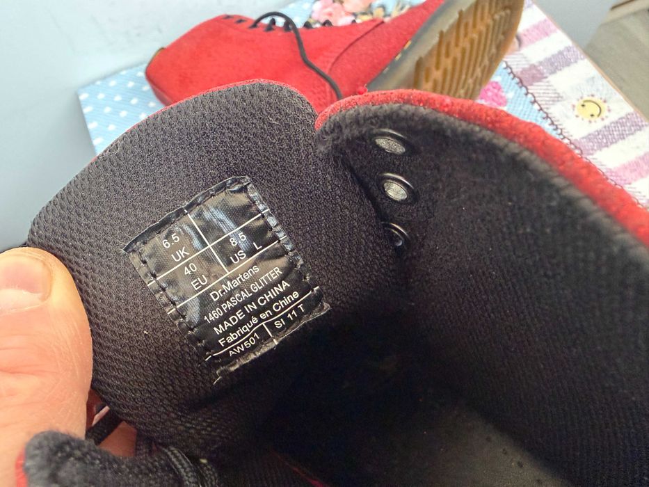 Dr. Martens 1460 Pascal Glitter''оригинални дамски боти 40 номер