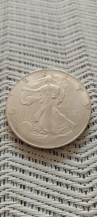 1 Американски търговски долар. Стари монети /LIBERTY