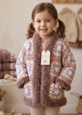 Детска жилетка,ръчно изработена