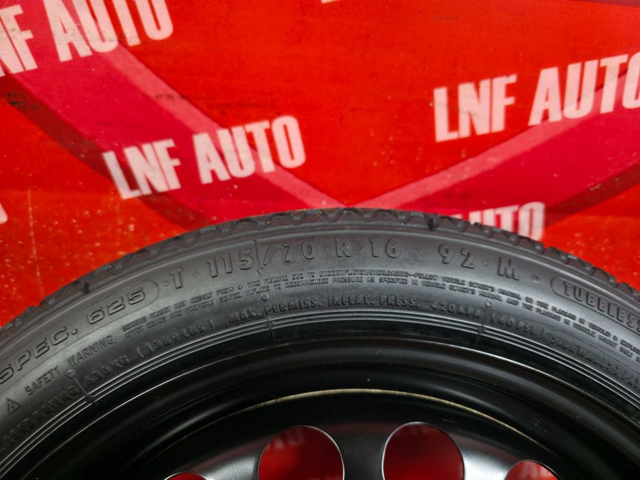 KIT Roata Rezerva SLIM 5x105 16'' OE Opel Astra J Benzina Astra K NOUA