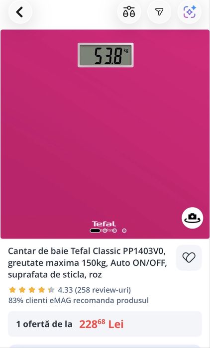 Cantar de baie Tefal Premiss