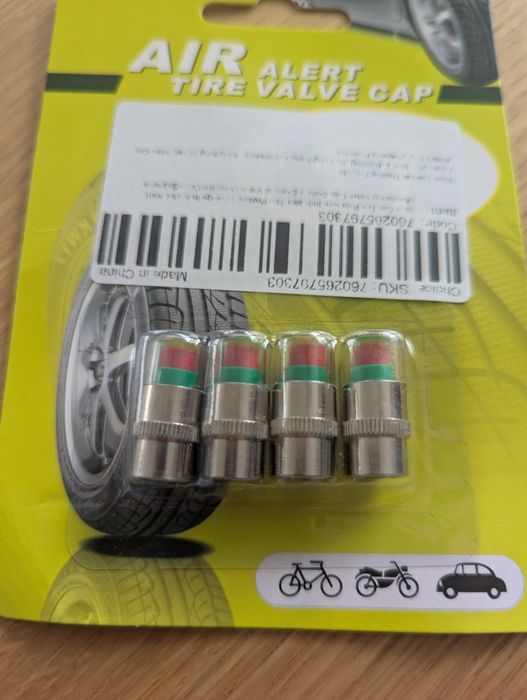 Вентили с индикация за налягането в гумите (4бр в комплекта)