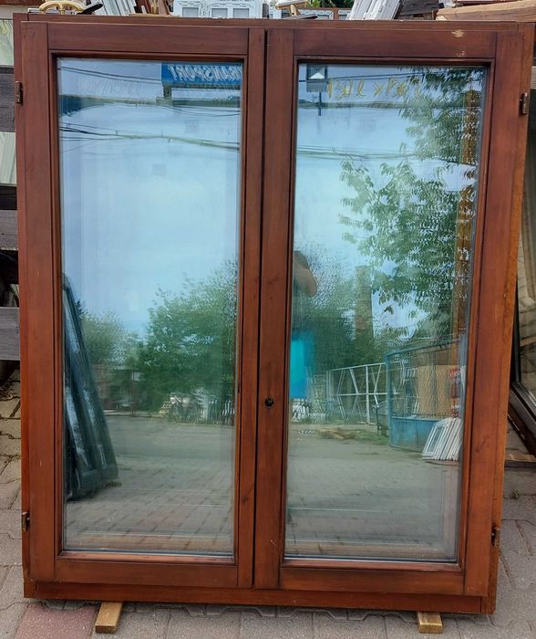 Ferestre second-hand din LEMN sau PVC cu geamuri TERMOPAN