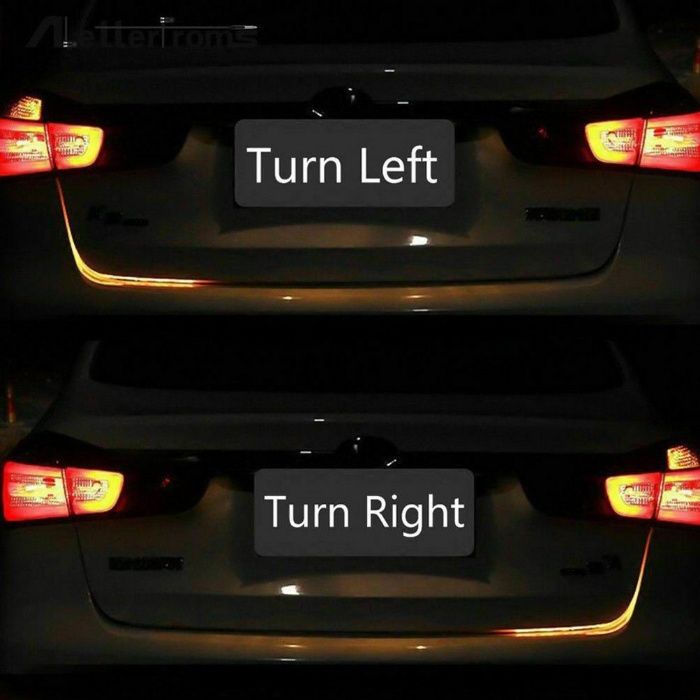 LED лента за багажник задна светлина бягащи мигачи стоп аварийни