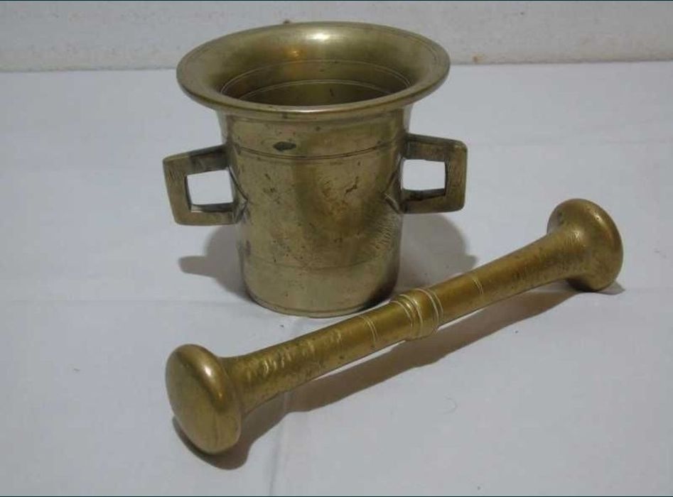 Mojar și pistil alamă Vintage