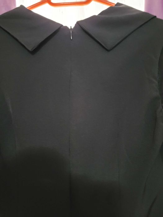 Rochie eleganta neagra pana la genunchi noua