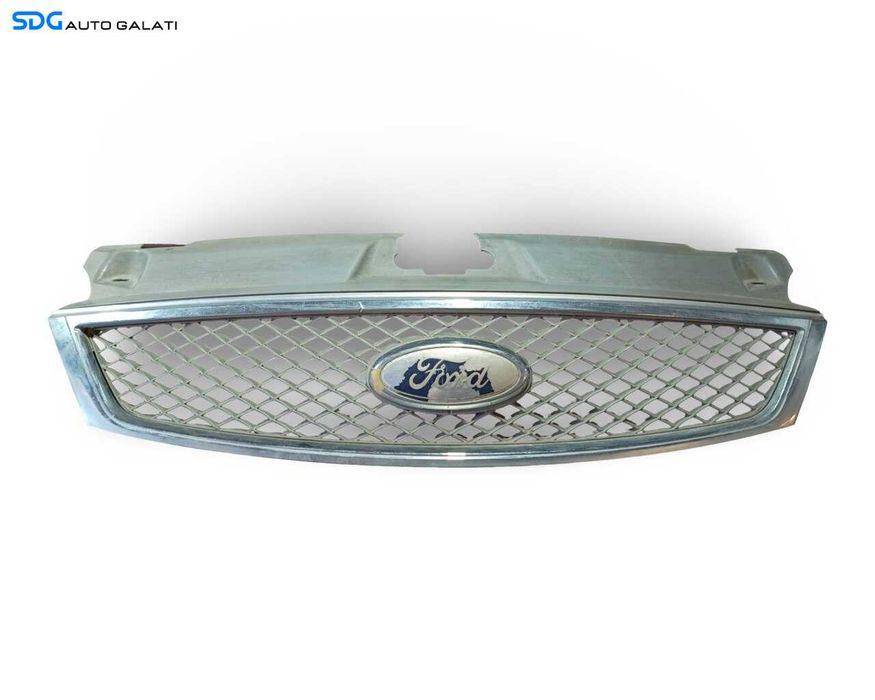 Grila Centrala cu Sigla Emblema Bara Spoiler Fata Ford Mondeo MK 3 2000 - 2007 Cod 3S71-8A100-BC, 3S718A100BC, 3S7X8A133BA, 3S7X-8A133-BA [LR6019]