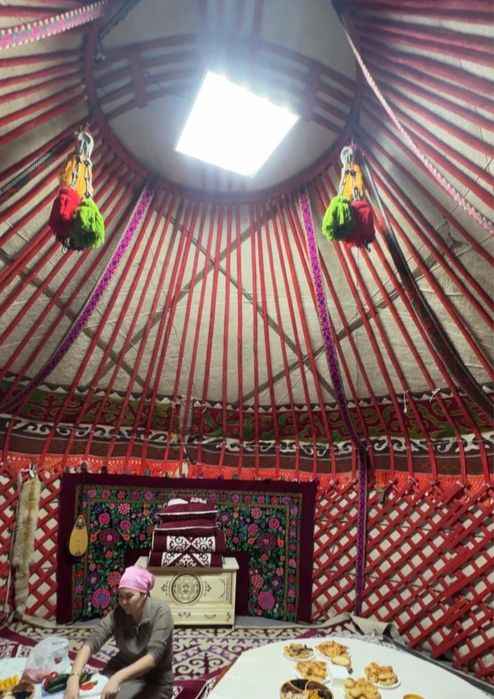 6 қанатты киіз үй сатылады