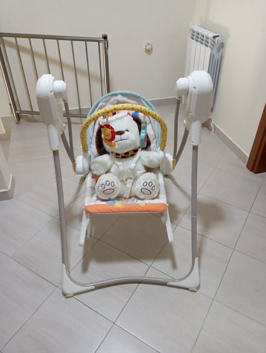 Бебешка люлка 3 в 1 Fisher Price - Музикална