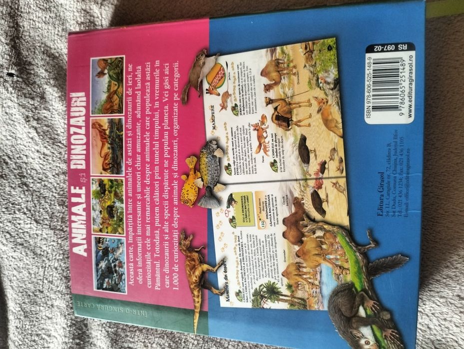 1000 curiozități despre animale si dinozauri mica enciclopedie carte