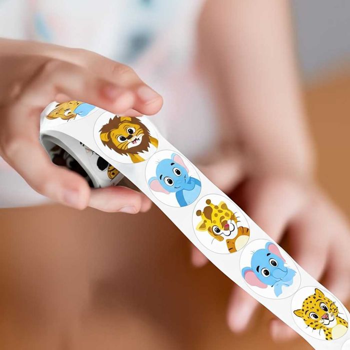 Set stickere motivationale pentru copii 500 bucati colorate cu animale