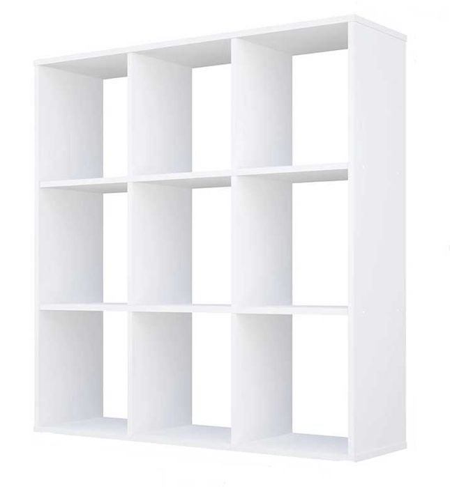 Продам стеллаж 3×3, белый – стильный и вместительный.