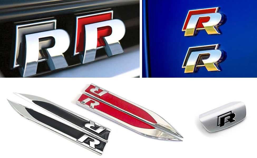 Embleme metalice (grila, aripi, haion, volan) - Volkswagen R / R line