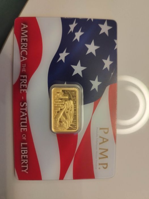 5 гр Златно ключе PAMP Statue of Liberty или American Buffalo