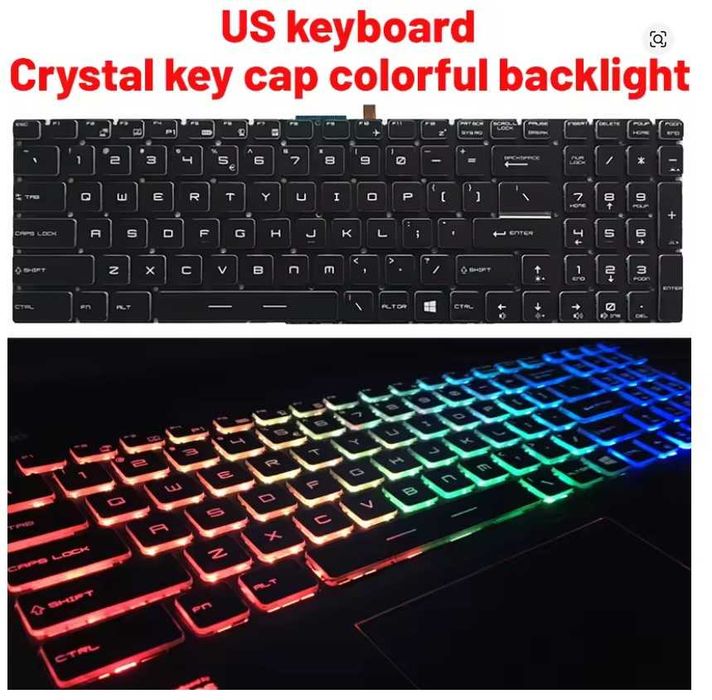 Нова RGB клавиатура за лаптоп MSI GE63, GE73, GS63