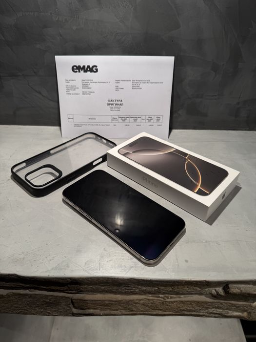 КАТО ЧИСТО НОВ Iphone 16 Pro Max 512 GB + Гаранция