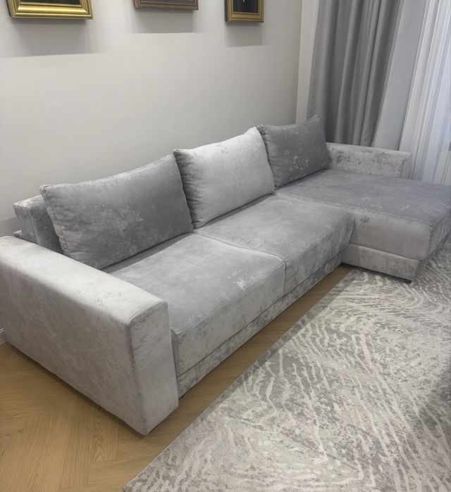 Диван для гостиной, угловой, раздвижной