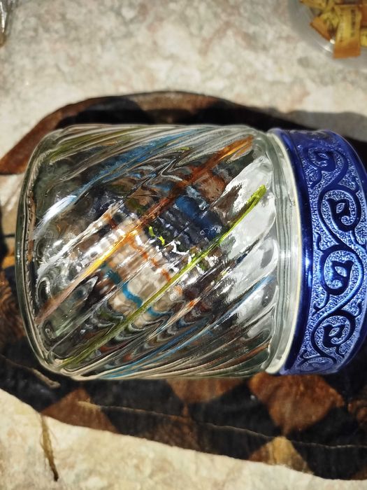 Банка, стекло, с крышкой