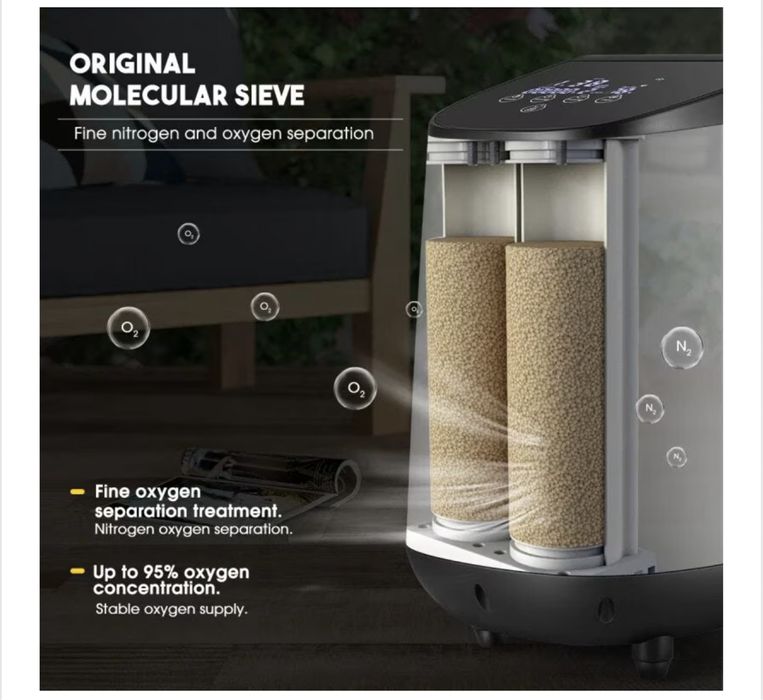 Aparat de oxigen, 7L, 1L/min.