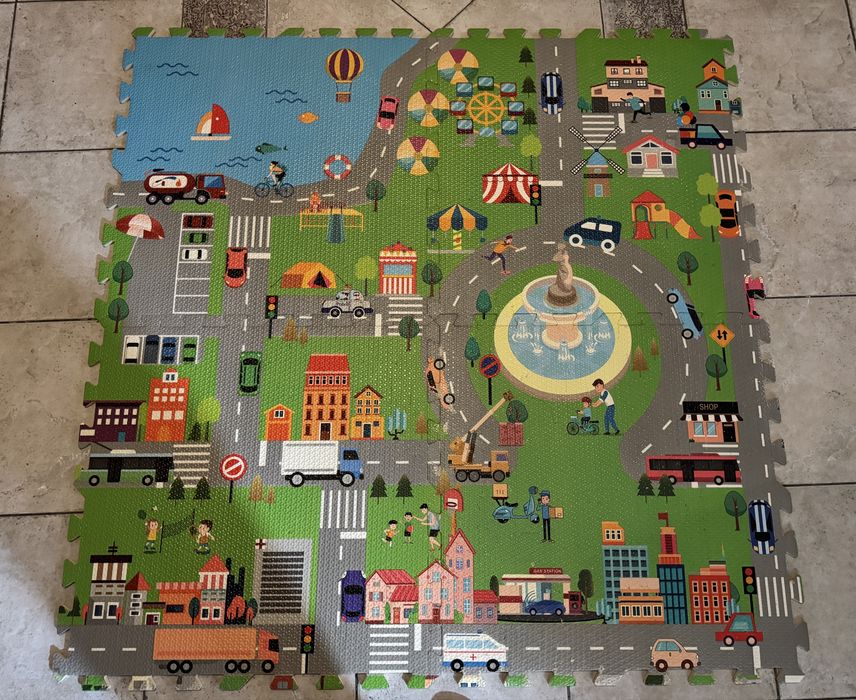 Covorase puzzle din spuma 60/60 cm Jumbo