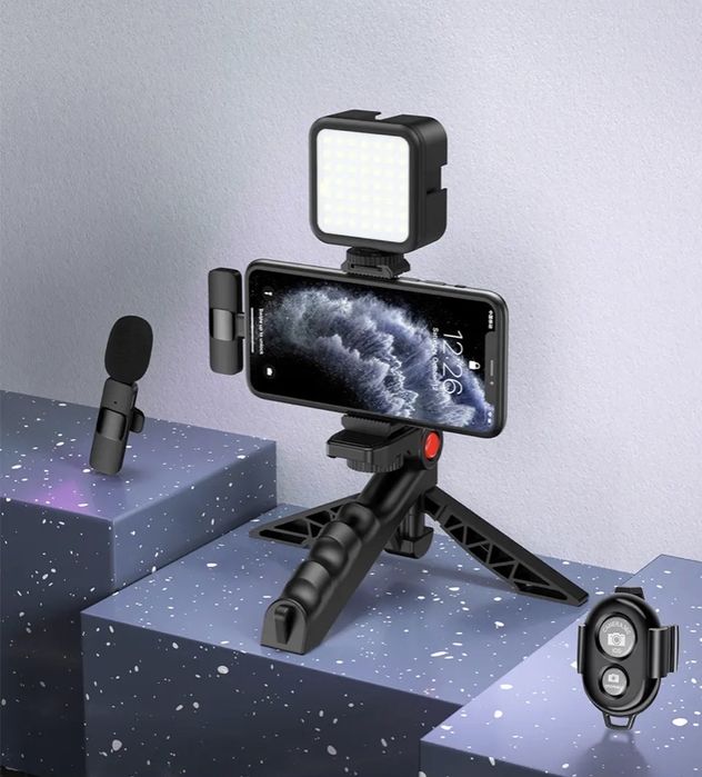 Kit Vlogging Wireless pentru Iphone sau Android Type C