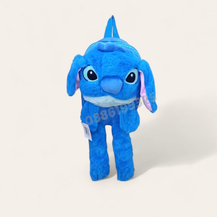 Плюшена раница Стич с мърдащи уши, Чанта Стич Lilo Stitch