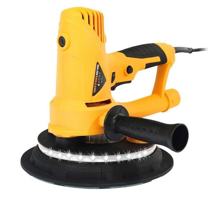 Шлайф за стени и тавани ROTOR RG-S180, 750W, 180мм, с торба и 6 шкурки