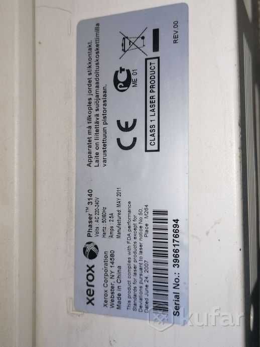 Продам принтер Xerox Phaser 3140