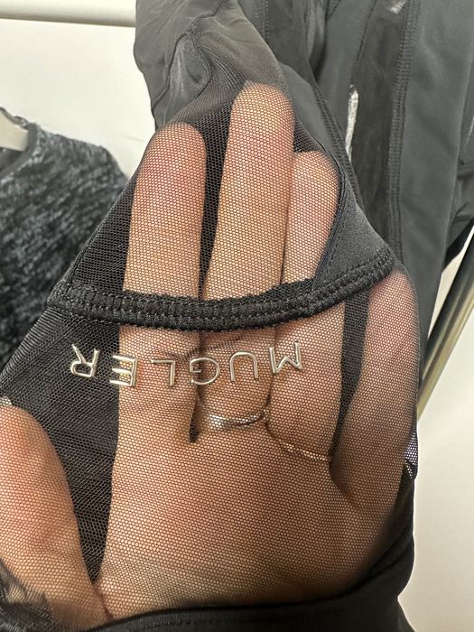 Нов Mugler x H&M клин, eu 36