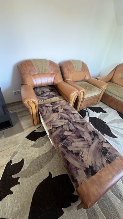 Canapea extensibila cu fotolii