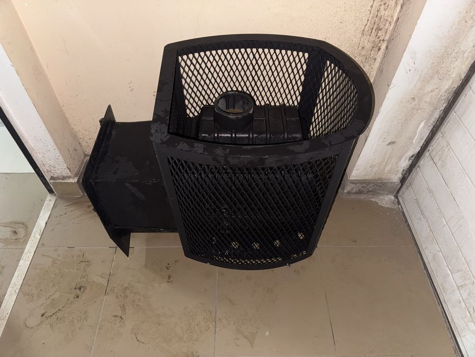 Банная печь, Печь для бани на 24 квадрата, Чугунный новый.