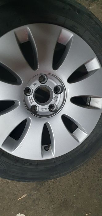 Jante originale Audi A6 si anvelope vara Dunlop 205/60/R16