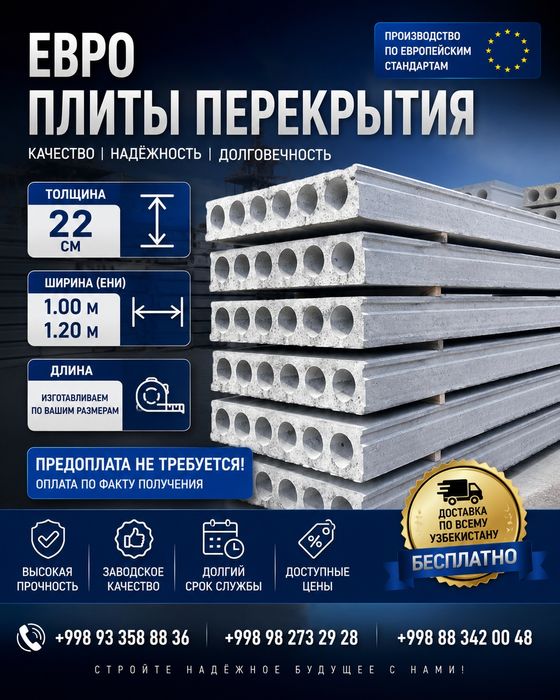 Бетонные плиты | перекрытия | Бетон плита | Beton plita |