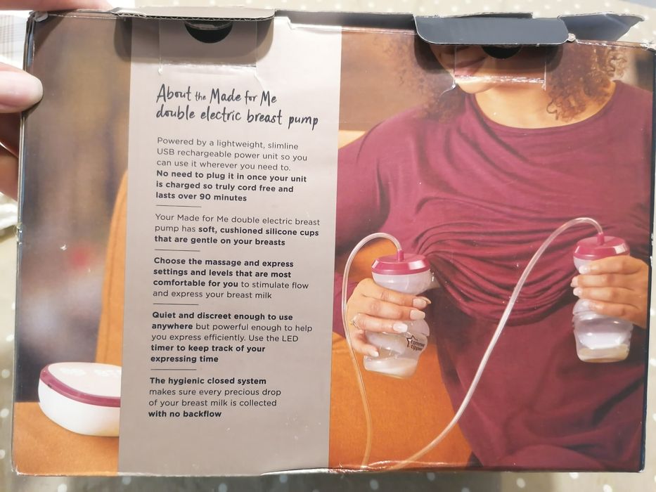 Pompa alăptare electrica Tommee Tippee Made for me, dubla, încărcare u