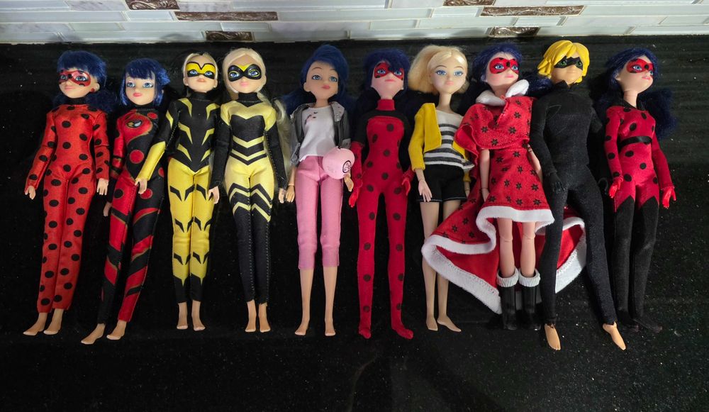 Кукли, фигурки Miraculous, Калинката и Черния котарак