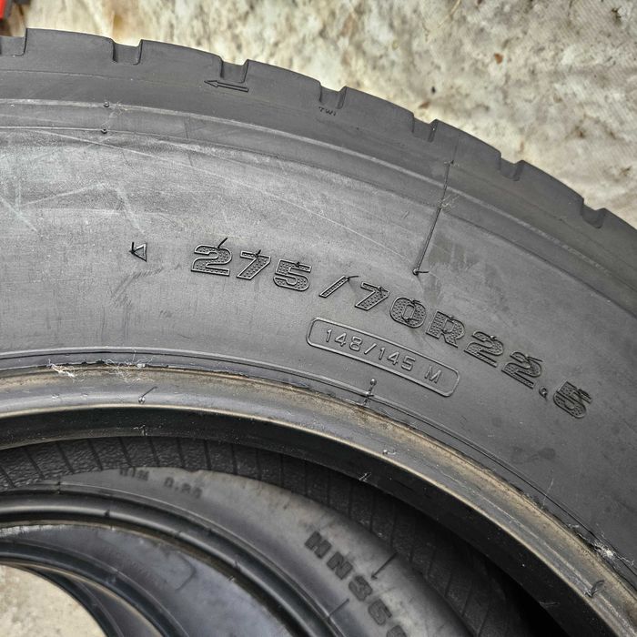 4 Тежкотоварни гуми 275/70R22.5 Aeolus HN355 148/145M 18PR 600€ С ДДС