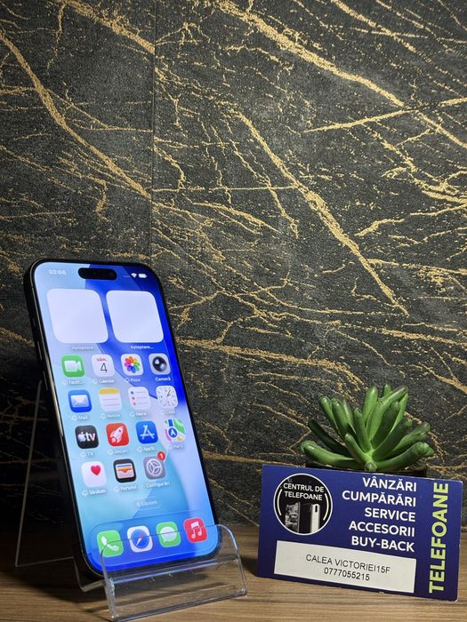 Iphone 15 Pro/256GB/Garantie 2 ani Centrul de Telefoane/rate