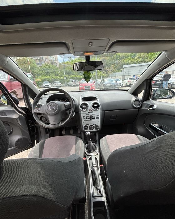Opel Corsa Бензин-Газ, панорама, всичко платено