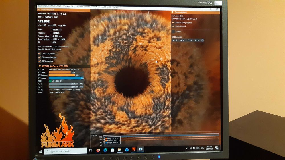 ASUS Rog Strix RTX 3070 8GB GDDR6 Gaming OC GPU