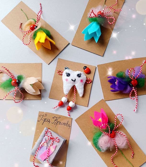 Ръчно изработени мартенички