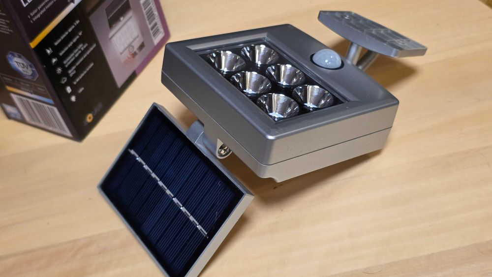 Livarno LED solar spotlight