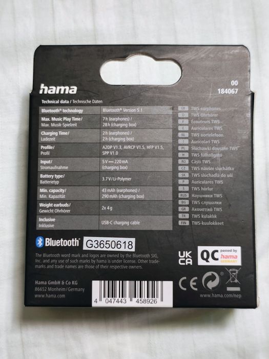 Căști Hama în stare foarte bună