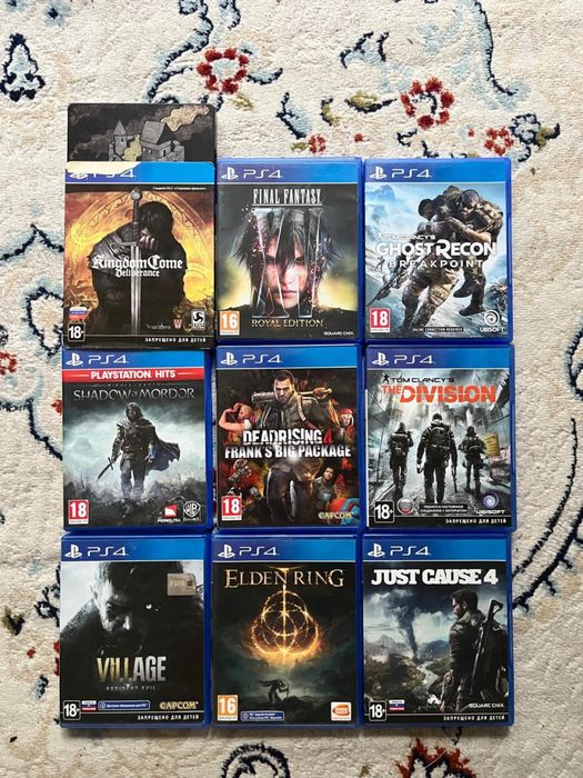 Продам игры пс 4 , пс 4 , диски пс 5 , пс 4 игры